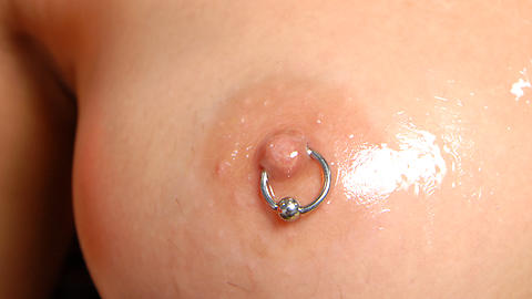 The green hornet loves pierced nipples