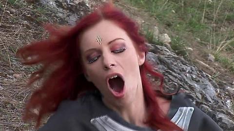 Knight fucks redhead servant girl